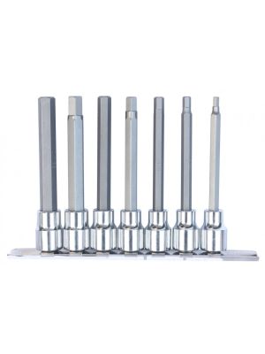 SP Tools SP20547 3/8''Dr Inhex Socket Rail Set Extra Long 7pc