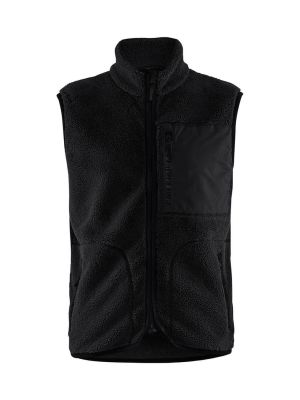 Blåkläder Work Vest Pilé 3820 Black 9900 71workx Front