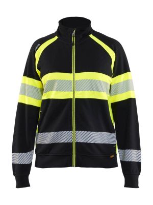 Blåkläder Work Vest High Vis Women's 3505 Black High Vis Yellow 9933 71workx Front