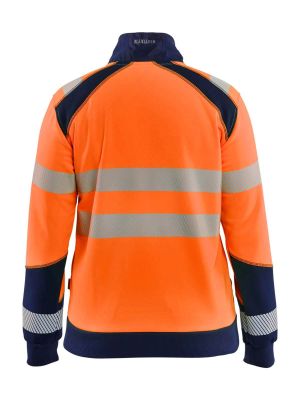  Blåkläder Work Vest High Vis Women 3508 Orange Navy