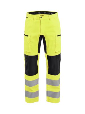 Blaklader 1585 High Vis Work Trouser Stretch 15851811 3399 71workx Front