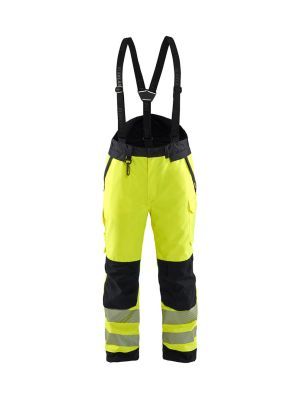 Blåkläder 1875 High Vis Bib Trouser Winter 18751977 3399 Yellow/Black 71workx Front