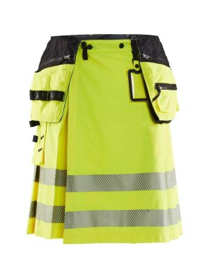 Blåkläder 1921 High Vis Work Kilt Holster Pockets 19211831 3399 71workx front