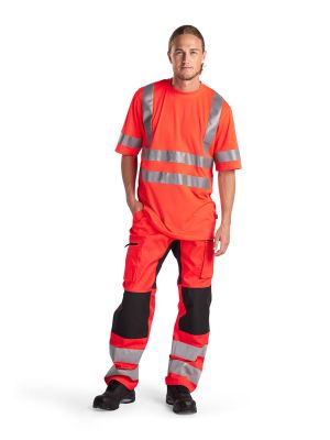 Blåkläder 3413 High Vis Work T-shirt Short Sleeve