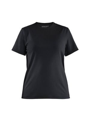 Blåkläder 3426 Women Work T-shirt UV 9900 Black 71workx Front Blåkläder 3426 Women Work T-shirt UV 9900 Black 71workx Front