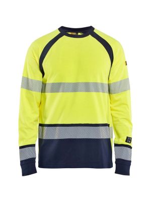 Blåkläder 3436 Multinorm Work T-shirt Long Sleeve 34361737 3389 71workx Front
