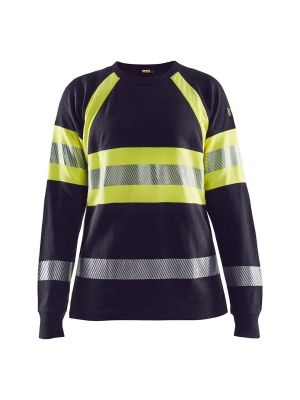 Blåkläder 3494 Women Flame Retardant High Vis T-shirt 8933 71workx Front