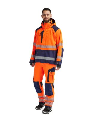 Blåkläder 4435 High Vis Work Jacket Shell Waterproof