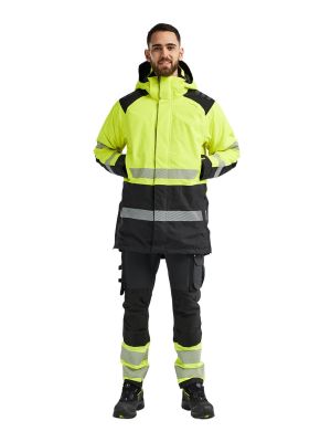 Blåkläder 4457 High Vis Work Jacket Parka Winter Waterproof