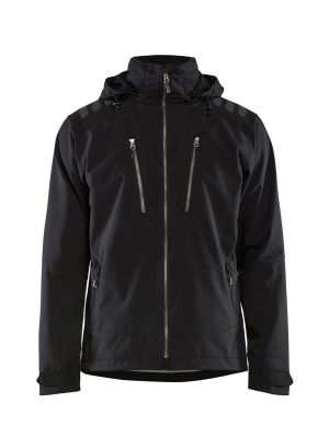 Blåkläder Work Jacket Softshell 4749 71Workx Black 474925139900 front Blåkläder Work Jacket Softshell 4749 71Workx Black 474925139900 front