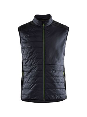 Blåkläder Work Vest Lined 3863 71Workx Black High Vis Yellow 386320309933 front