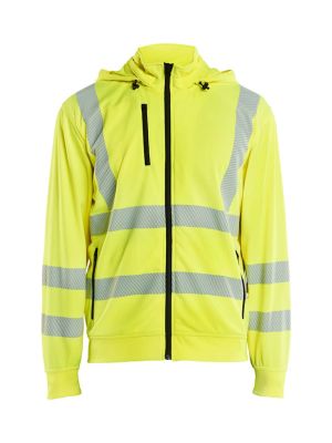 Blåkläder Work Vest High Vis Detachable Hood 357325383300 High Vis Yellow 71workx front Blåkläder Work Vest High Vis Detachable Hood 357325383300 High Vis Yellow 71workx front