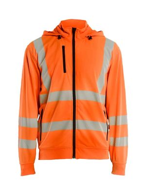 Blåkläder Work Vest High Vis Detachable Hood 357325385300 High Vis Orange 71workx front Blåkläder Work Vest High Vis Detachable Hood 357325385300 High Vis Orange 71workx front