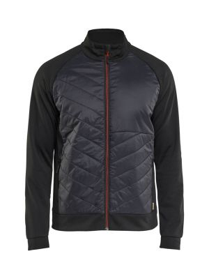 Blåkläder Work Vest Hybrid 341825269956 Black Red 71workx front Blåkläder Work Vest Hybrid 341825269956 Black Red 71workx front