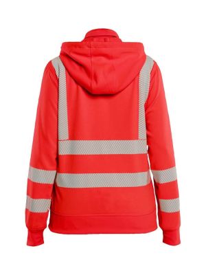Blåkläder Work Vest with Detachable Hood Women 3574 Red