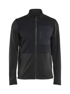 Blåkläder Work Vest With Zipper 354825269900 Black 71workx front Blåkläder Work Vest With Zipper 354825269900 Black 71workx front