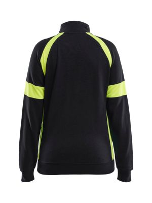 Blåkläder Work Vest With Zip Visible Women 3568 Black Yellow