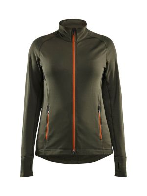 Blåkläder Work Vest Striker Fleece Women 474525394240 Forest Green 71workx front Blåkläder Work Vest Striker Fleece Women 474525394240 Forest Green 71workx front