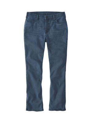 Carhartt 107116 Women Work Trouser Essential Jean HQ2 Grotto 71workx Front