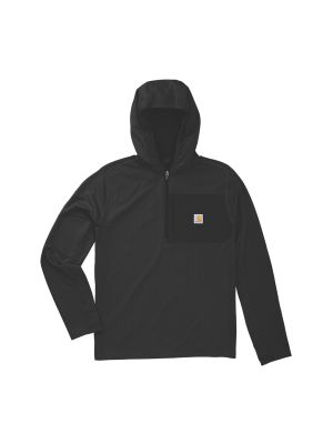 Carhartt 107741 Ironwood Work Hoodie Force Fast Dry N04 Black 71workx Front Carhartt 107741 Ironwood Work Hoodie Force Fast Dry N04 Black 71workx Front