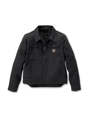 Carhartt Duck Work Jacket Rugged Flex 105748 Black N04 71workx front