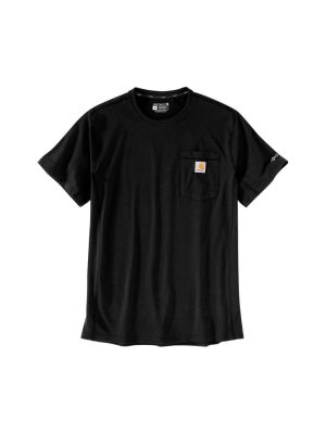 Carhartt Force Pocket T-shirt Relaxed Fit 106652 Black N04 71workx front Carhartt Force Pocket T-shirt Relaxed Fit 106652 Black N04 71workx front