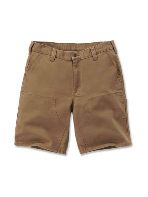 Carhartt Work Shorts Duck Double Front Stretch 106847 71workx Brown BRN Brown front