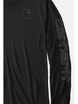 Carhartt Logo Graphic T-shirt LS Force Sun Defender 107202