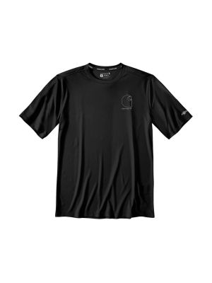 Carhartt Logo Graphic T-shirt SS Force Sun Defender 107182 71workx Black N04 front Carhartt Logo Graphic T-shirt SS Force Sun Defender 107182 71workx Black N04 front