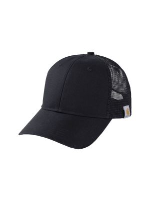 Carhartt Cap Canvas Mesh Rugged Professional Series 106687 71workx Black N04 Black front