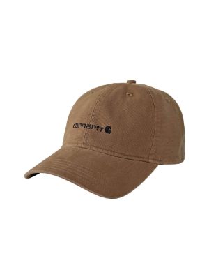 Carhartt Cap Canvas with Embroidered Graphic 106810 71workx Brown BRN front