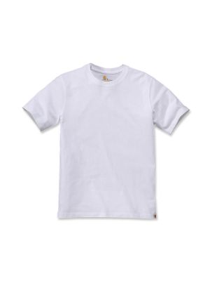 Carhartt Work T-shirt Heavyweight 104264 71workx White WHT front Carhartt Work T-shirt Heavyweight 104264 71workx White WHT front
