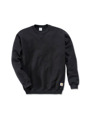 Carhartt Work Sweater Crewneck Midweight K124 71workx Black BLK front
