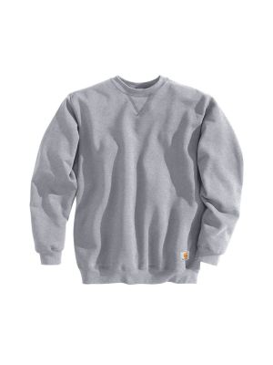 Carhartt Work Sweater Crewneck Midweight K124 71workx Heather Gray HGY front