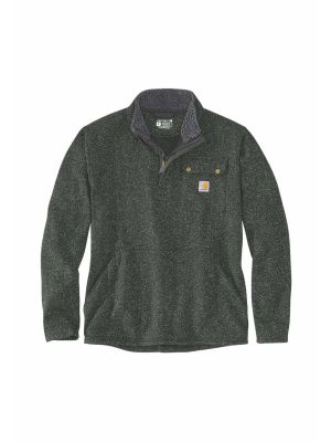 Carhartt work sweater Wayland Quarter Zip 106378 GI5 Forestry Green 71workx Front