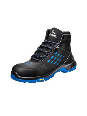 Emma Safety Shoes S3S CrossForce X High XD MM833867 Black Blue 71workx side Emma Safety Shoes S3S CrossForce X High XD MM833867 Black Blue 71workx side
