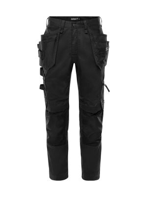Fristads Green Craftsman Stretch Trousers 2900 GWM 71workx Black 301018-940 front