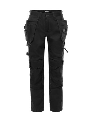 Fristads Green Craftsman Stretch Trousers Woman 2901 GWM 71workx Black 301223-940 front