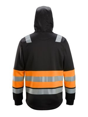 8038 High Vis Work Hoodie Full Zip Class 1 - Snickers