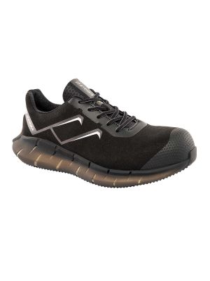 Gerba Berlin Low Safety Shoe S1P Water-Repellent Black 112101 71workx side front