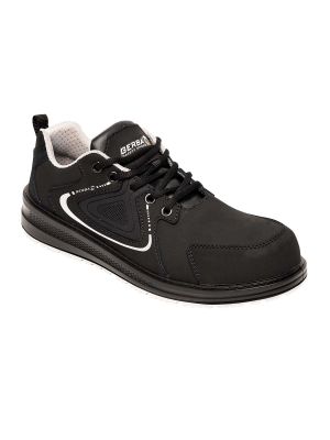 Gerba Springfield Low Safety Shoe S1P 108102 Black 71workx side front