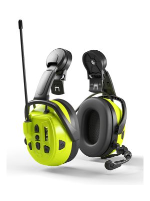 Hellberg Helmet Mount Local 2 Hearing Protection 85102-001 Green Black 71workx side