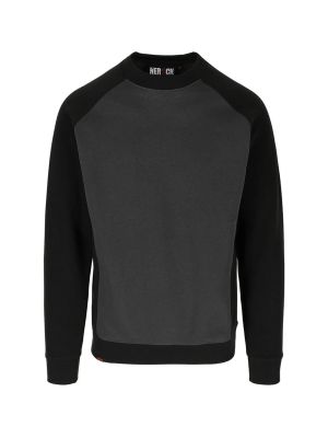 Herock Boris Work Sweater Two-tone 22MSW2401AN/BK 71workx Anthracite Black front