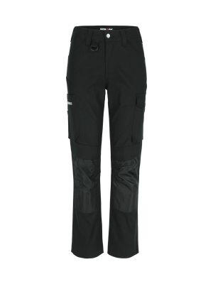 Herock Dero women work trousers 2-way stretch black front Herock Dero women work trousers 2-way stretch black front