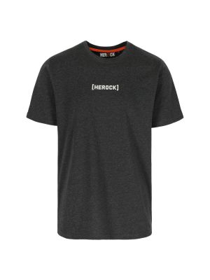 Herock Good Supplies work T-shirt short sleeves dark heather grey front Herock Good Supplies work T-shirt short sleeves dark heather grey front