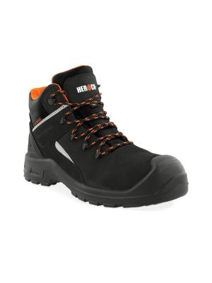 Herock Heron High Safety Shoes S7S Waterproof 22MSS2301BK Black 71workx front