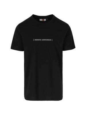 Herock Khabor Work T-shirt with Print 22MTS2403BK 71workx Black front