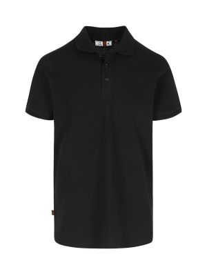 Herock Levor Work Polo Short Sleeve 22MPO2402 Black 71workx Front