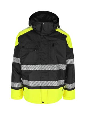 Herock Meteor Work Jacket High Vis 25MJC2401BKYE 71workx Front