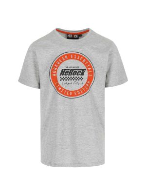 Herock Race Work T-shirt Short Sleeves light heather grey front Herock Race Work T-shirt Short Sleeves light heather grey front